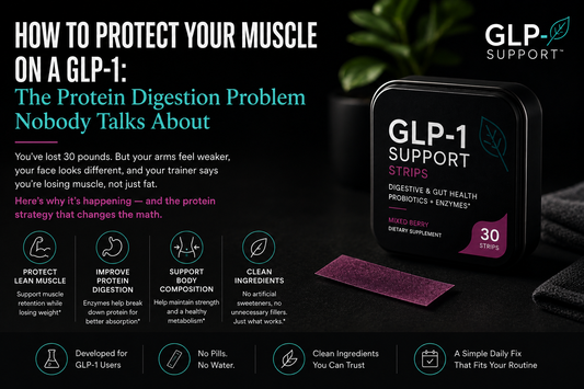 How to Protect Your Muscle on a GLP-1: The Protein Digestion Problem Nobody Talks About