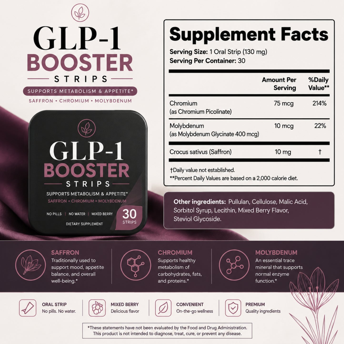 GLP 1 Booster - Apetite Balance Strips