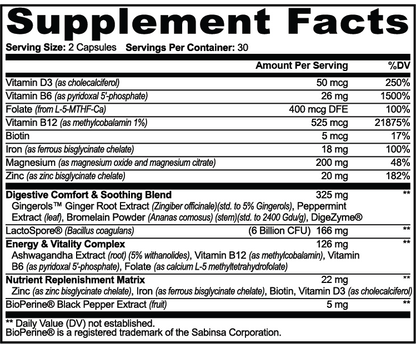 GLP-1 Support Pills - Daily Capsule Formula