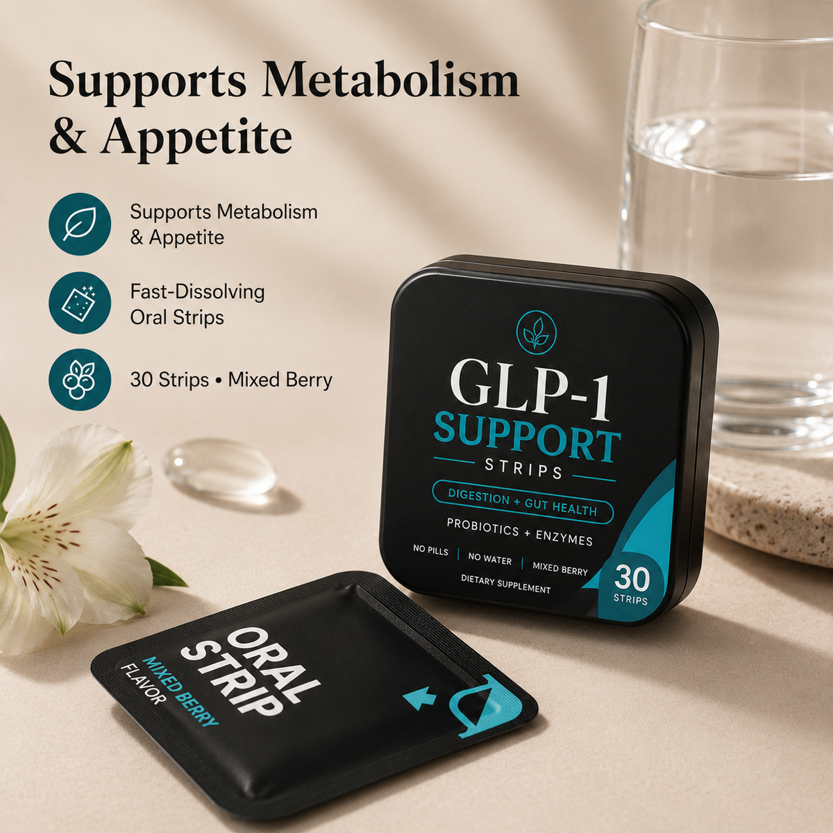 GLP-1 Support - Digestive Strips